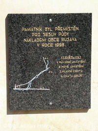 Památník, partizán Slávek Londa, Rusava