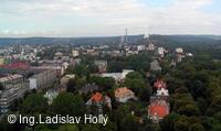 Nová radnice - pohled z vyhlídkové věže, Ostrava