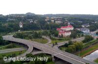 Nová radnice - pohled z vyhlídkové věže, Ostrava
