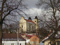 Bojkovice, město v zimě