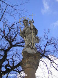 Bojkovice, město v zimě