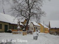 Bojkovice, město v zimě