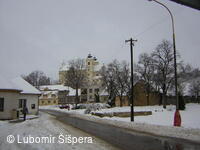 Bojkovice, město v zimě