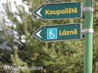 Trasa pro vozíčkáře a různá poutní zastavení