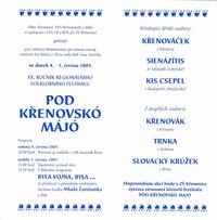 Folklorní festival Pod křenovskó májó