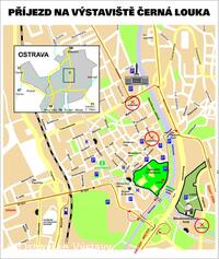 Dopravní přístupnost výstaviště Černá louka, Ostrava