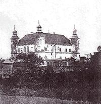 Dívčí Hrad, nejstarší fotografie zámku Maidelberg z konce 19.století