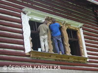 Setkání Jeníčků a Mařenek 2007 - oprava oken
