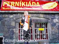Perníkiáda 2009 - předání perníkijských medailí za Běh za drakem na hrad