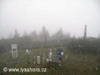 První sníh 7.10.2012