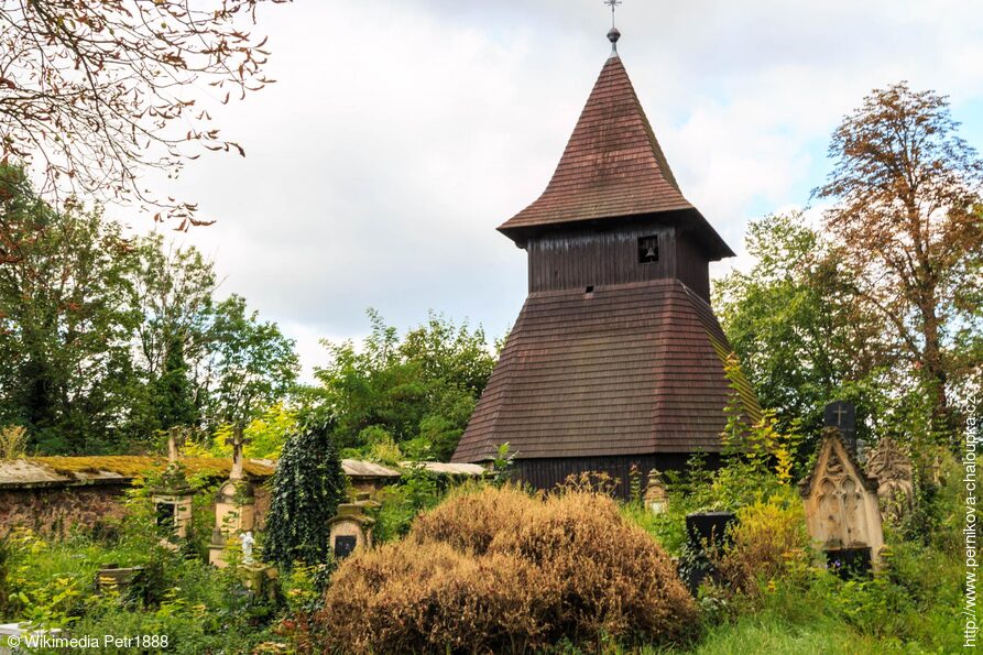 Jezbořice - zvonice u kostela svatého Václava