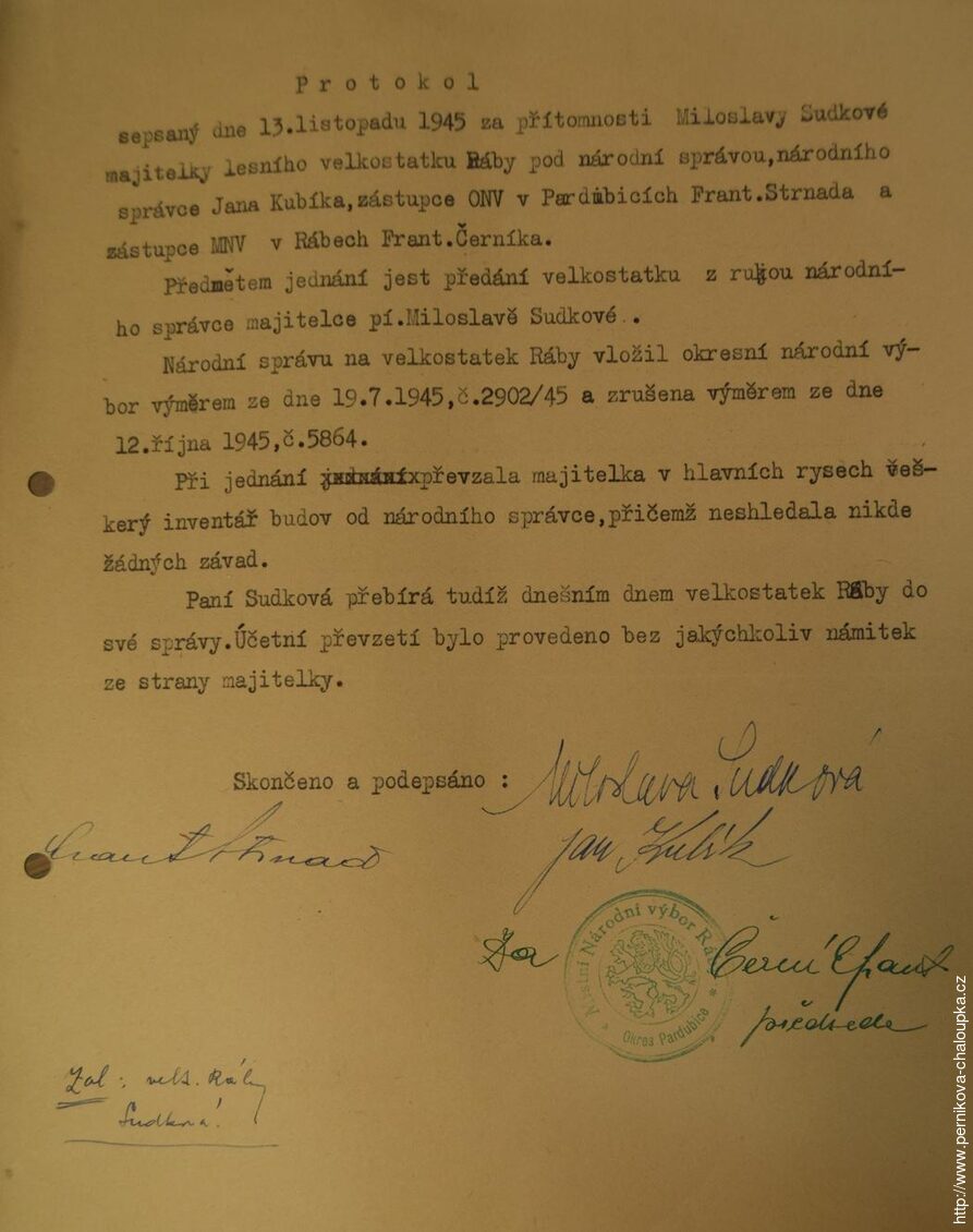 Protokol po zrušení národní správy