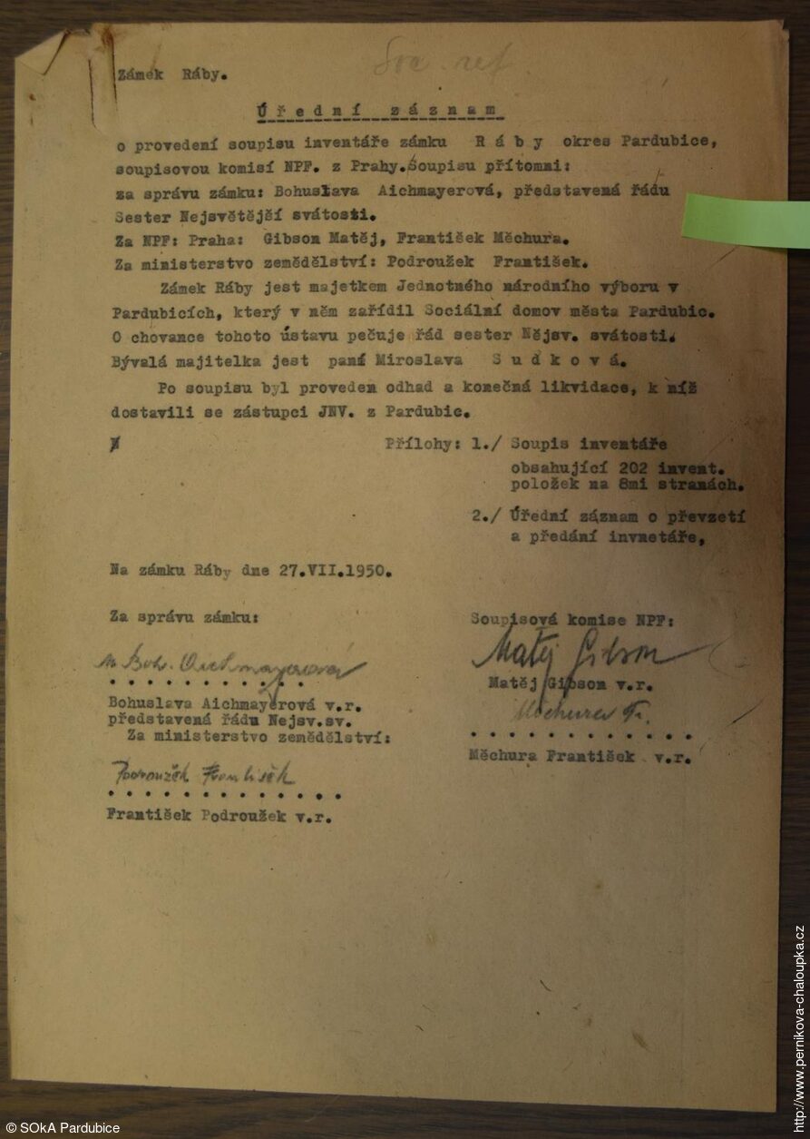 Protokol o převzetí znárodněného majetku