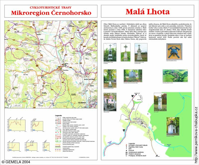 Cykloturistické trasy Mikroregionu Černohorsko - M