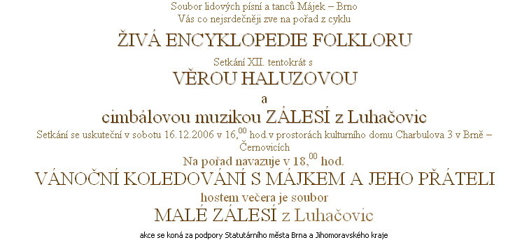 Malé Zálesí, dětský folklorní soubor