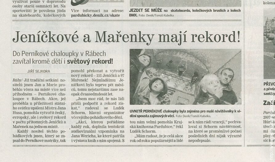 Setkání Jeníčků a Mařenek 2007